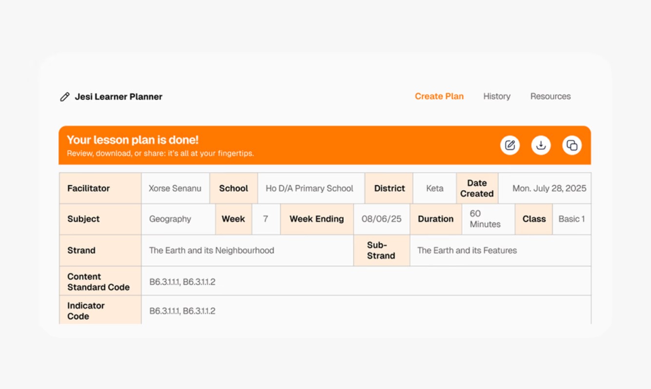 Efficient Lesson Planning